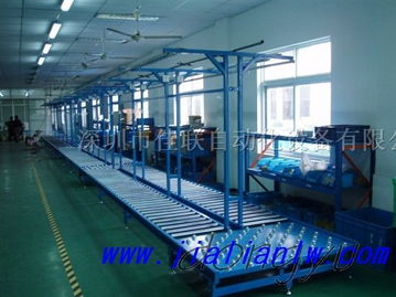 供應(yīng)帶燈架無動力滾筒輸送機